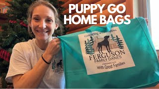 WONDERING WHAT'S INCLUDED IN OUR PUPPY GO HOME BAGS?