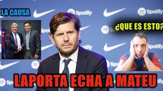 LAPORTA ECHA A MATEU ALEMANY Y LE DA TODO EL PODER A DECO. MUCHO MIEDO DA ESTO.