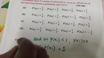 PG TRB MATHS | Statistics | Probability