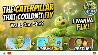Detalles 🐛 Even Little Caterpillars Want to Fly | Learn English with CartoonsCoco sees Dot flying and goes,  Actualización