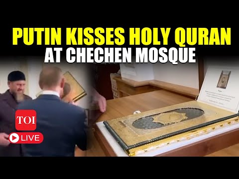 Putin Kisses Quran At Chechen Mosque Then Sets Kursk Deadline For Russian Army
