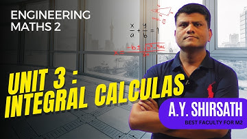 INTEGRAL CALCULAS | ENGINEERING M2 | UNIT 3 | #sppu #engineering #sppuexam #exam #newupdate