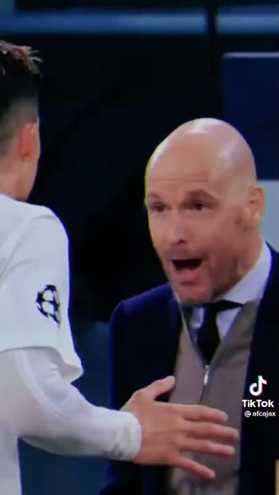 Erik ten Hag REACTION TO Cristiano Ronaldo 😍😍😍