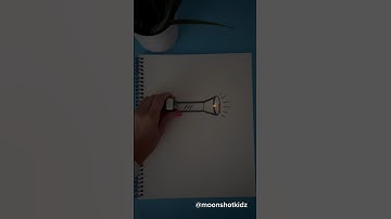 Regular pencil electric circuit drawing. Easy paper electronics project tutorial #stem #science #diy