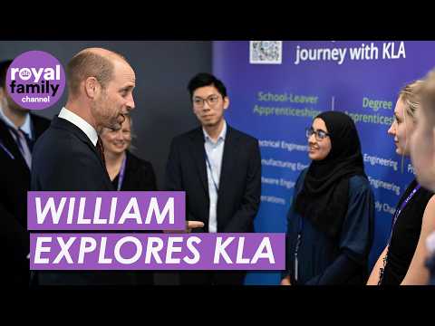 Prince William Tours New KLA Newport Facility and Has Warm Chats With Employees