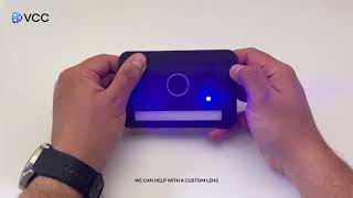 Custom LED lightpipes and HMI design from VCC