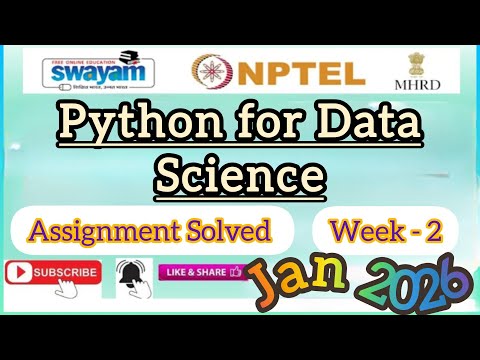 Python for Data Science Week-2 Assignment Answer#January2026#NPTELASSIGNMENTS#PYQ2026#nptelassignmen