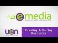 Emedia tutorial creating and sharing resources