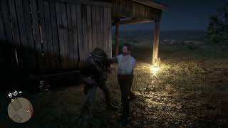 Beating the shit out of a prick RDR2