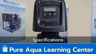 Fleck 5812 Control Valve - Specifications Pure Aqua Learning Center