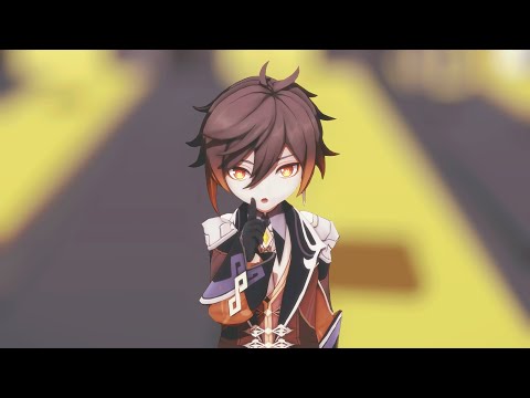 【原神/Genshin Impact MMD】ONE OFF MIND [Little Zhongli]