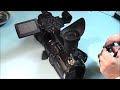 Sony HVR-Z1E  Head cleaning and tape path cleaning tutorial