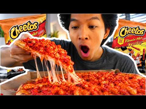 This HOT CHEETOS PIZZA Is Actually Insane