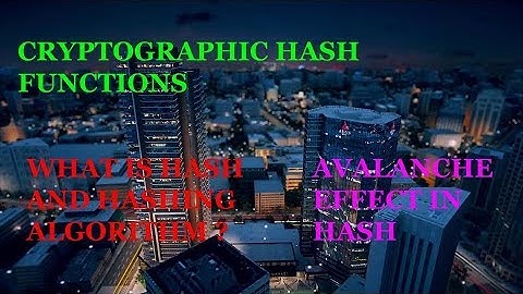 PART - 2 : What is HASH in Cryptography || Hashing Algorithms || Avalanche Effect (Hindi)