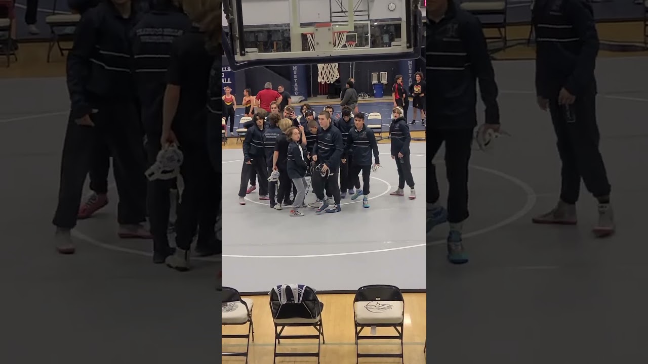 THHS Dual vs Mission HS Wrestling (November 28, 2023) - Team Chant for JT