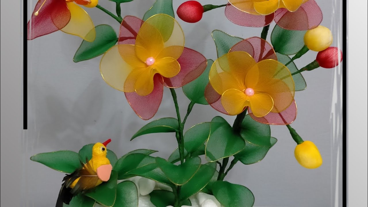 Nylon stocking flower making nylon stockings flowers tutorial YouTube