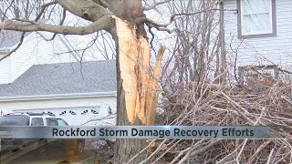 Rockford Storm Damage Recovery Efforts