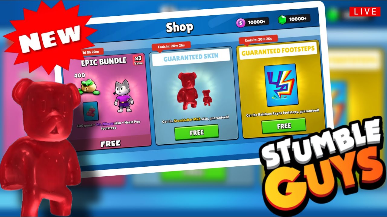 Free 💖 Cherri Bear For Everyone Playing Stumble Guys | DRIFT GAMER ...