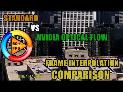 SVP - Standard VS Nvidia Optical flow - Frame interpolation
