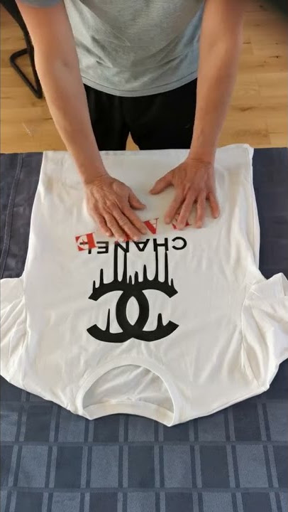 Custom T-shirt with iron on Nike Logo 