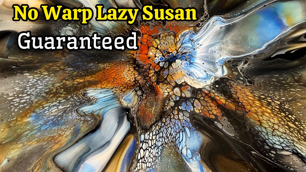 Вращающаяся подставка, гарантия отсутствия деформации благодаря Resin Talk #акриловаяживопись #жи...