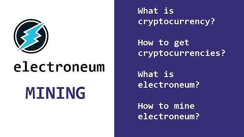 LEARN CRYPTOCURRENCY UNDER 20 MINUTES !! - Mine ELECTRONEUM from your Laptop or PC