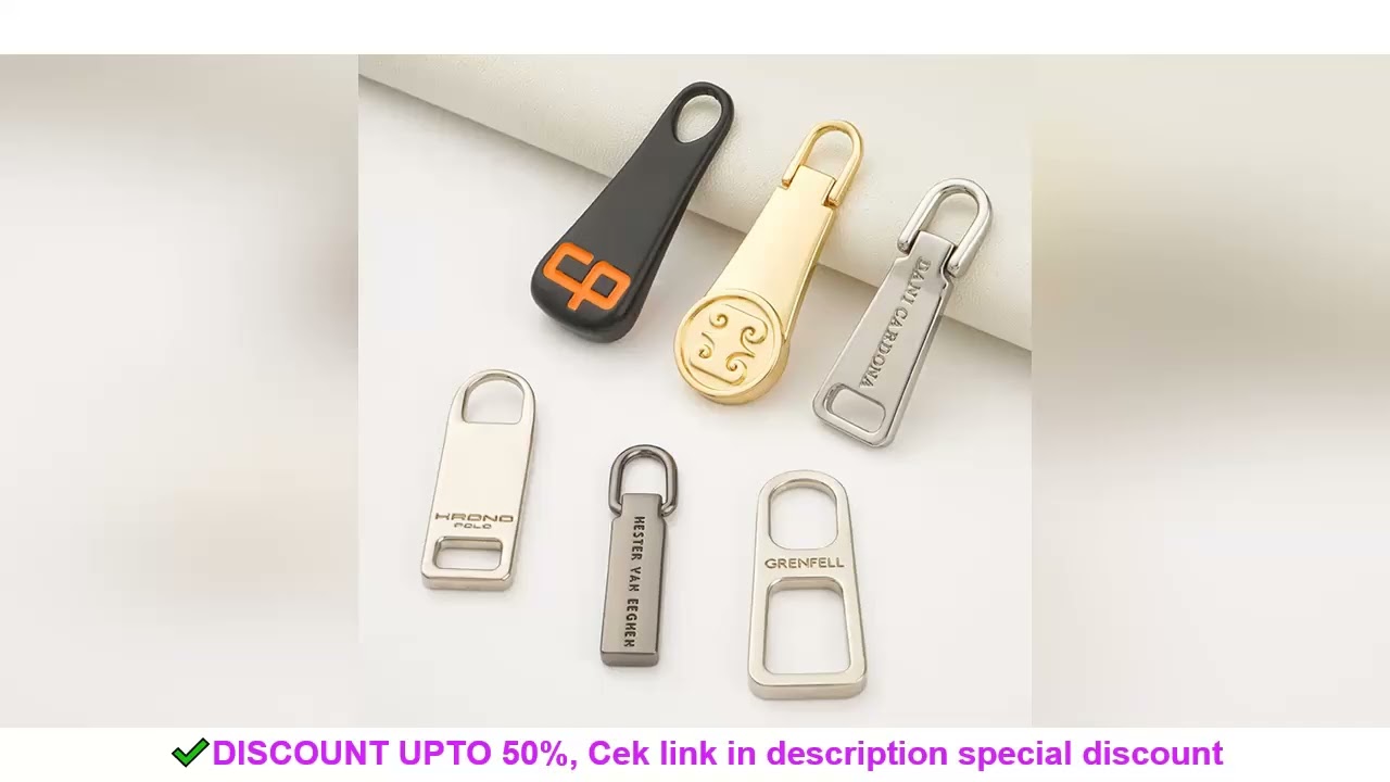 Customized Metal Zipper Head?Luggage Alloy Accessories LOGO?Customized Personal Hardware Signage Tag
