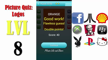 Picture Quiz: Logos Level 8 - All Answers - Walkthrough ( By Timeglass Works )