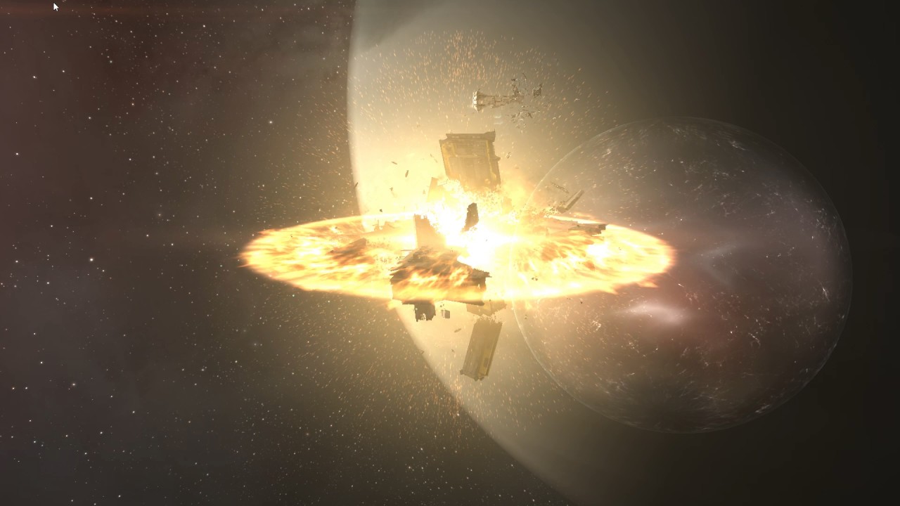 Eve Online Raitaru goes Kaboom YouTube