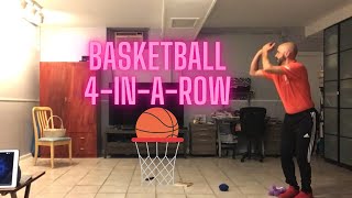 PE At Home: “Basketball 4-IN-A-ROW” Challenge