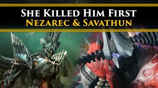 Destiny 2 Lore  How Savathun killed Nezarec, How we resurrected him & why he's still probably alive