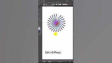 How To Make a Zig Zag Mandala Design in Adobe Illustrator – Easy & Satisfying #Shorts 2025