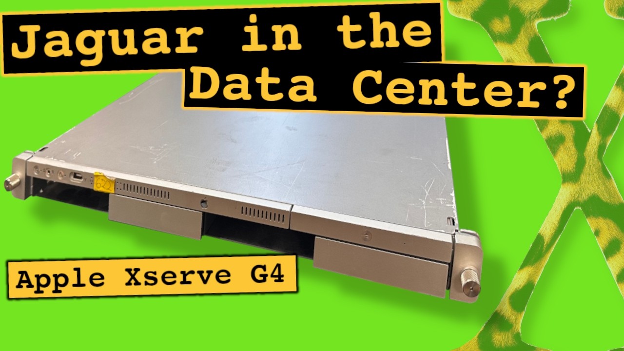 The Apple Xserve G4: When Mac OS X Entered the Rack - YouTube