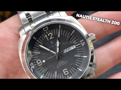 NAUTIS Stealth 200 Dive Watch Review - YouTube display picture 3