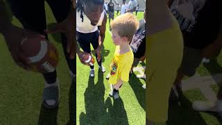 Hosting A elementary football camp gets very intense🤣 watch till end.