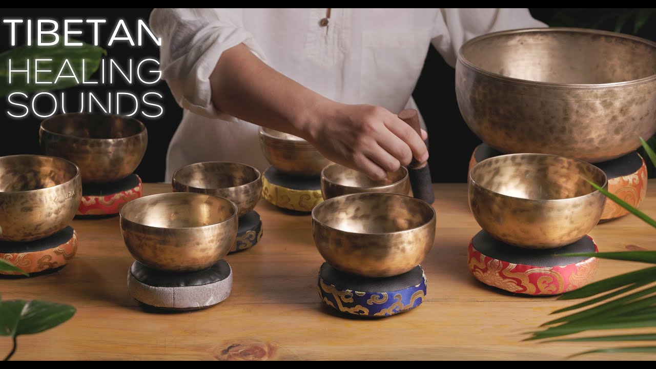Relieve Anxiety & Stress - 130Hz | 1 hour Tibetan Singing Bowls ...