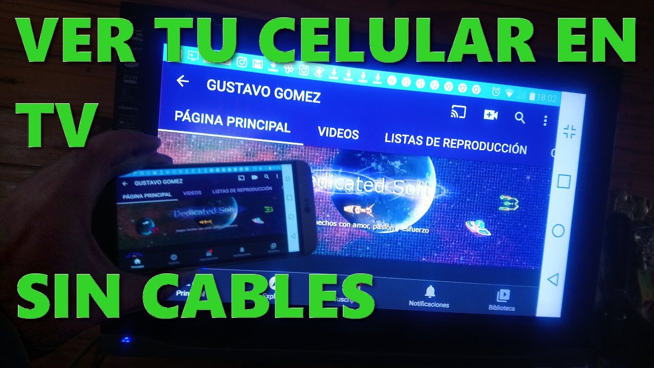 COMO CONECTAR CELULAR A TV POR WIFI SIN CABLES SIN SMART SIN CHROMECAST
