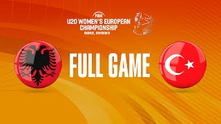 Albania v Turkey | Full Basketball Game | FIBA U20 Women's European Championship 2022