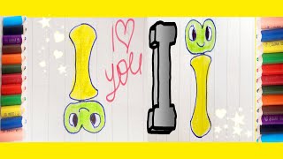 LETTER " I " COLORING