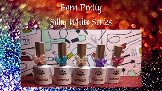 @BornPrettyBPS  Product Review - Silky White Series Glitter Ombre Nails
