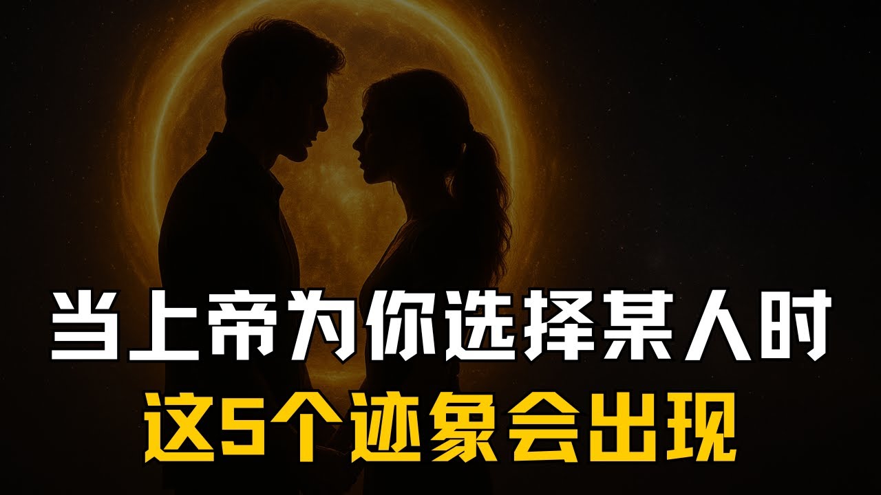 当上帝为你预备那个人时，这5个迹象会出现！
