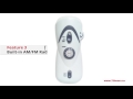 How to use 72HRS Hand Crank Powered Light, AMFM Radio & USB Device Charger