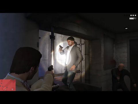 GTA 5 - Nightclub Cartel Shootout + Ten Star Escape