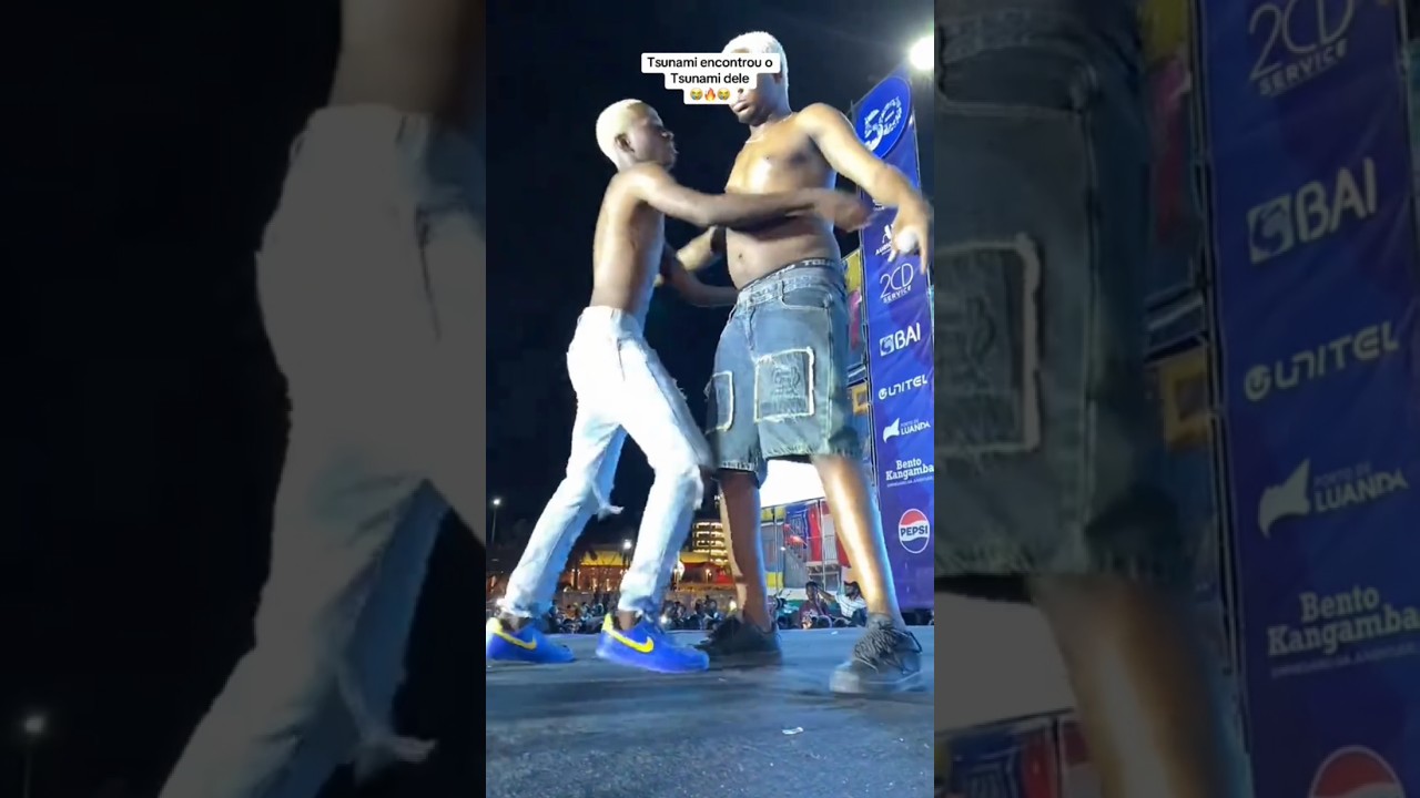 Tshunami caiu do Palco 😭