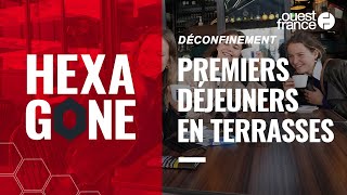 Déconfinement : les terrasses des bars et restaurants se sont remplies