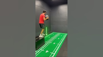 depth drop to medball step cross throw