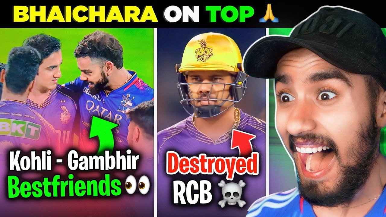 Dosti Hogayi! KOHLI - GAMBHIR HUG! 😭 | RCB lost 💀 | RCB vs KKR