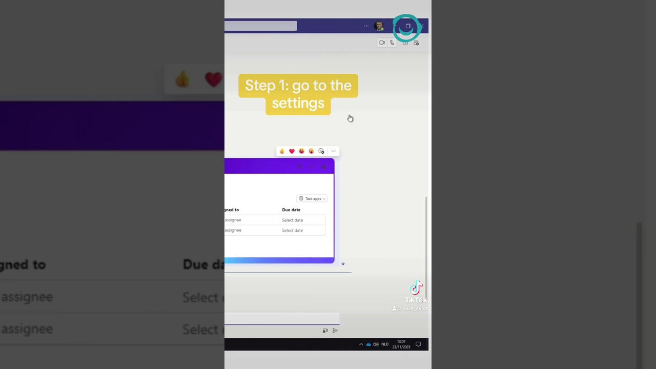 How to show a message preview of a chat in Teams