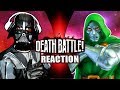 DARTH VADER REACTS | Darth Vader VS Doctor Doom | DEATH BATTLE (Star Wars VS Marvel Parody)