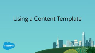 Using a Content Template screenshot 1